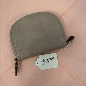 Thirty-One Gray Wallet Minimalist Design